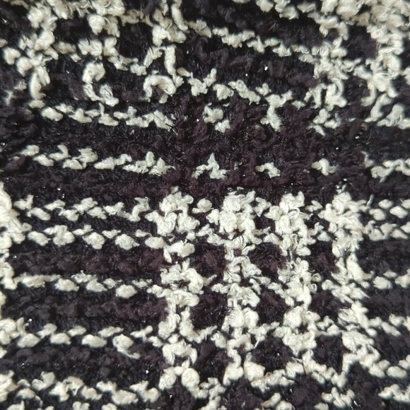 ing Women's Lined Metallic Thread Plaid Cropped Jacket w/Front Zipper Size Large - Picture 3 of 13